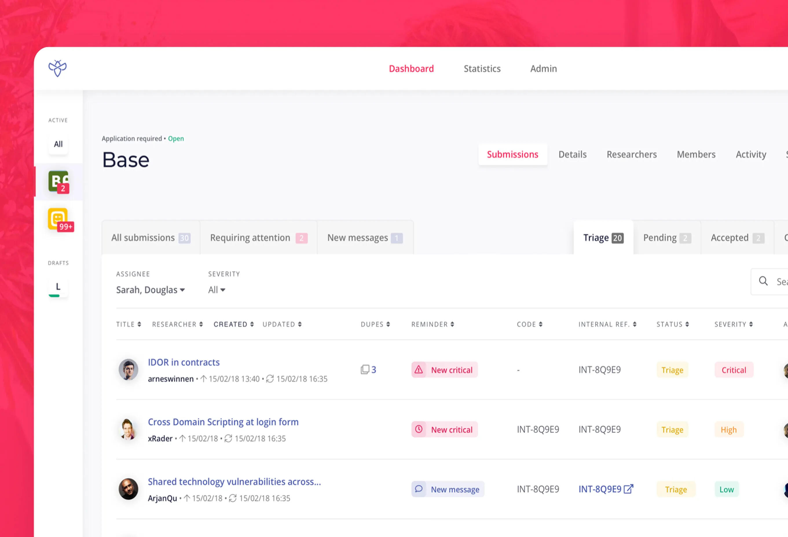 Intigriti Had an Idea and No Design Function. I Designed the Platform Foundation That Helped It Reach 10,000+ Researchers.